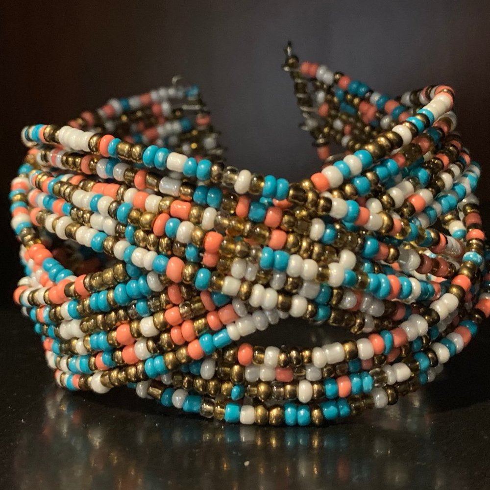 Tropical cuff bracelet